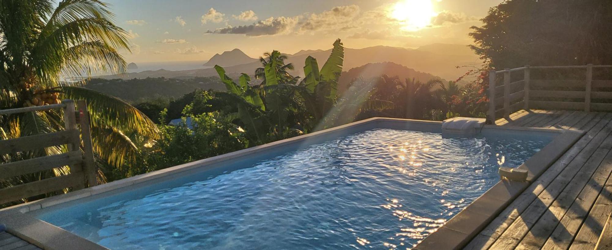 Villa Cosaroe 6-14 Pers Piscine Et Superbe Vue Mer Panoramique Riviere-Salee Exteriör bild